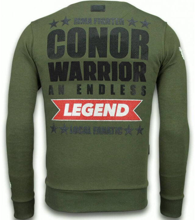 Local Fanatic Conor Notorious  Crewneck - Groen