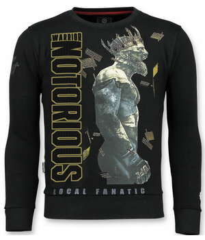 Local Fanatic Notorious Sweater - King Conor Sweater Herren - Schwarz