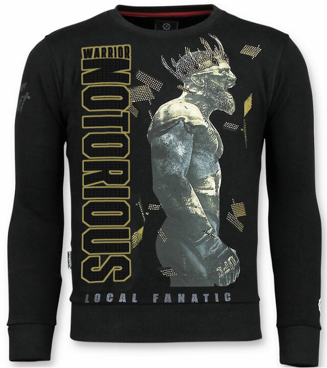 Local Fanatic Notorious Sweater - King Conor Sweater Herren - Schwarz