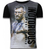 Local Fanatic Conor Notorious Fighter - Digitales T-Shirt - Schwarz