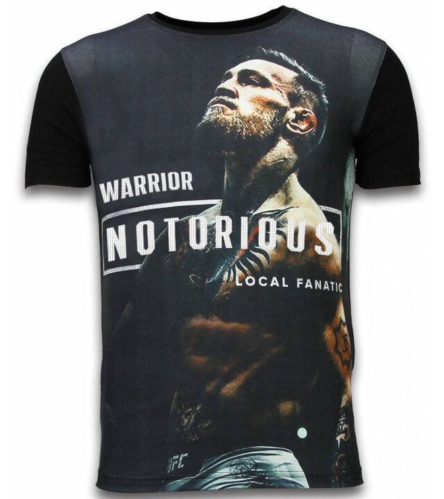 Local Fanatic Conor Fighter - Digitales T-Shirt - Schwarz