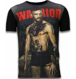 Local Fanatic Notorious Warrior - Digitales T-Shirt - Schwarz