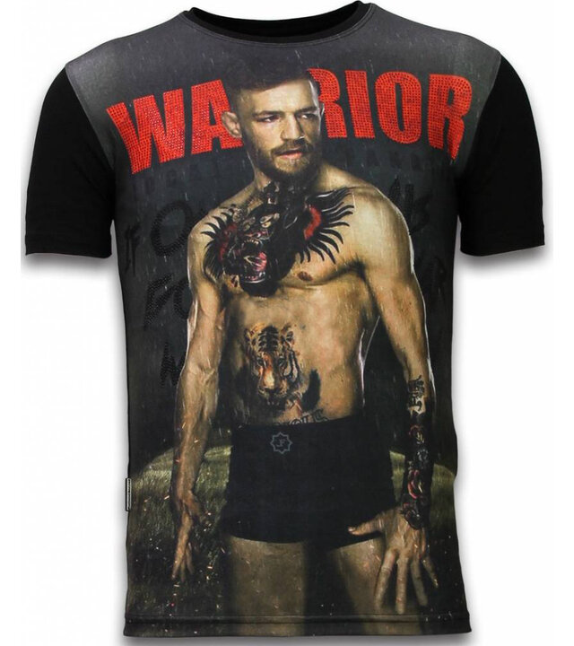 Local Fanatic Notorious Warrior - Digitales T-Shirt - Schwarz