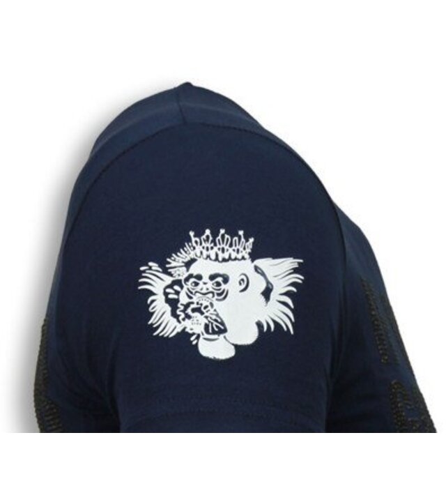 Local Fanatic Conor Notorious Legend – Strass-T-Shirt – Blau