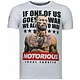 Conor Notorious Legend – Strass-T-Shirt – Weiß
