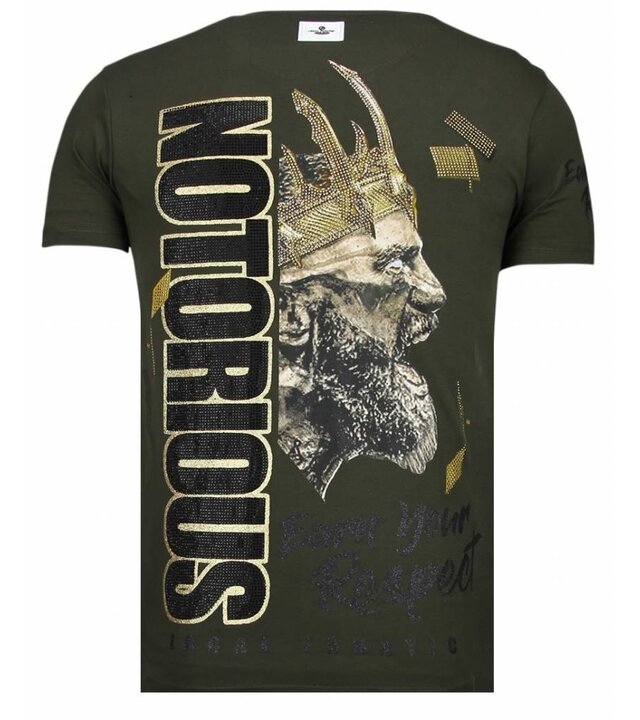 Local Fanatic Notorious King – Conor T-Shirt – Grün