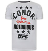 Local Fanatic The Notorious Conor Print Shirt Herren – UFC – Weiß