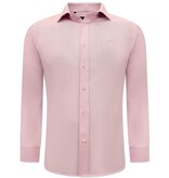 Gentile Bellini Blank Oxford Hemd für Herren - Slim Fit - 3129 - Pink
