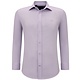 Slim Fit Blank Oxford Hemd für Herren – 3128 – Lila
