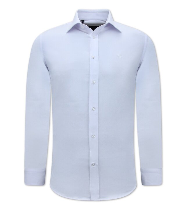 Gentile Bellini Oxford Hemd Herren Blanco - 3125 - Weiß