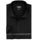 Gentile Bellini Blank Oxford Businesshemd Herren -3126 - Schwarz