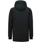 Enos Hochwertige Winterjacke Herren Schwarz