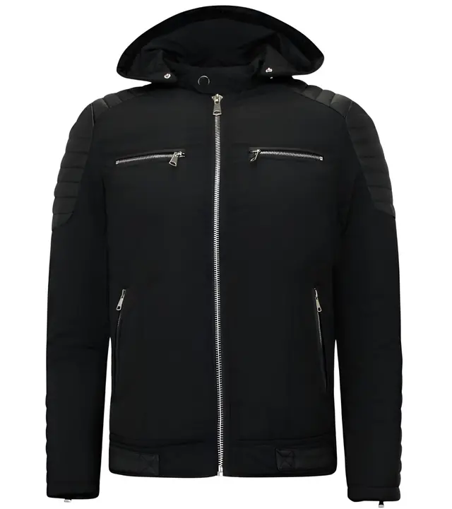 Enos Schwarz Winterjacke Herren