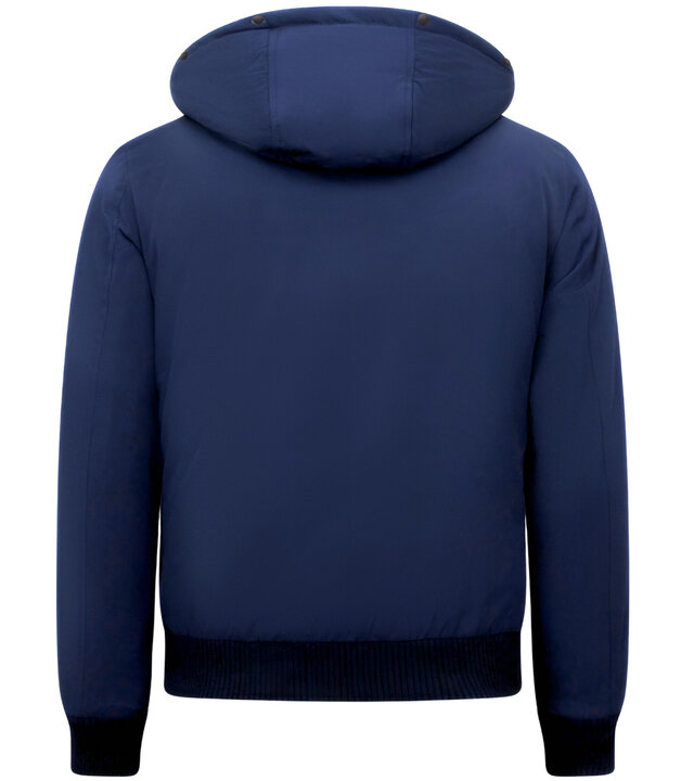 Enos Kurze Winterjacke Herren - Blau