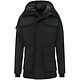 Herren Winter Mantel Lang - Schwarz