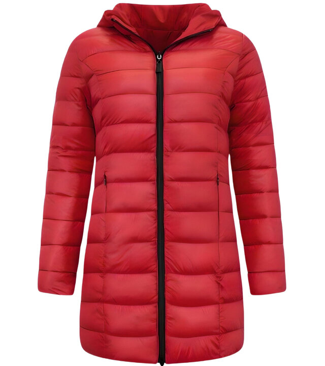 Gentile Bellini Reversible Wintermantel Damen - 2161-R - Rot