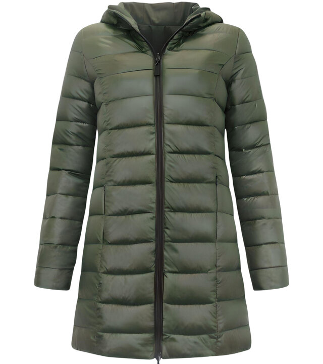 Gentile Bellini Reversible Wintermantel Damen - 2161-G - Grün