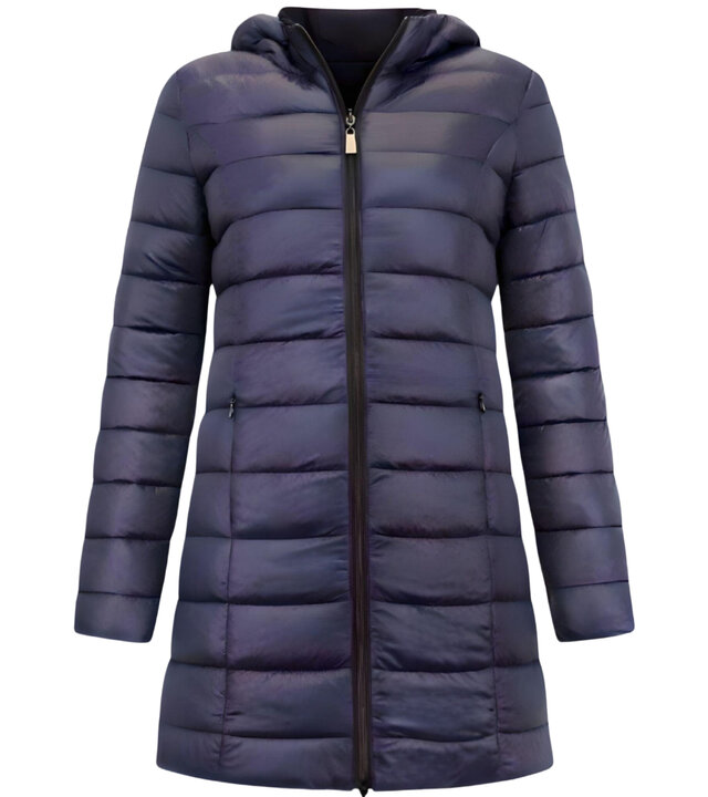 Gentile Bellini Wintermantel Damen Reversible - 2161-B - Blau