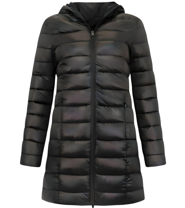Gentile Bellini Wintermantel Damen Reversible - 2161/62 - Schwarz