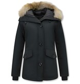 W  Collection Winterparka Damen Wasserdicht - X-106-1 - Schwarz