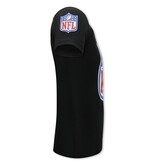 Local Fanatic NFL Shield Team Print Männer-T-Shirt - Schwarz