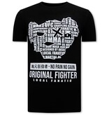 Local Fanatic MMA Orginal Fighter Männer-T-Shirt - Schwarz