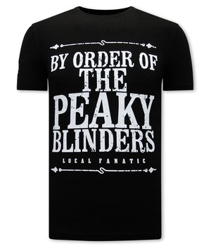 Local Fanatic Peaky Blinders Männer-T-Shirt - Schwarz