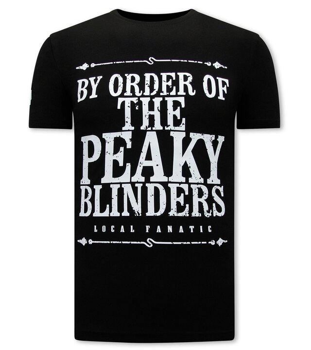 Local Fanatic Peaky Blinders Männer-T-Shirt - Schwarz