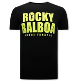 Local Fanatic Rocky Balboa Männer-T-Shirt - Schwarz