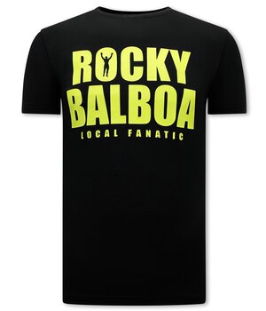 Local Fanatic Rocky Balboa Männer-T-Shirt - Schwarz