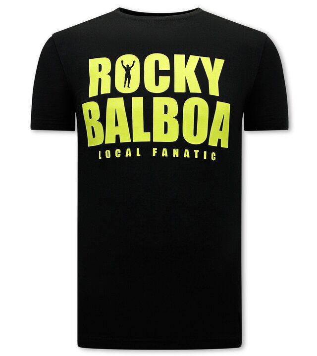 Local Fanatic Rocky Balboa Männer-T-Shirt - Schwarz