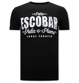 Local Fanatic Escobar Pablo Männer-T-Shirt - Schwarz