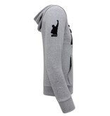 Local Fanatic Rocky Balboa Herren-Kapuzenpullover - Grau