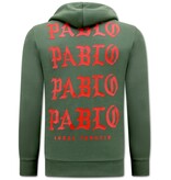 Local Fanatic I Feel Like Pablo Herren Hoodie - Grün