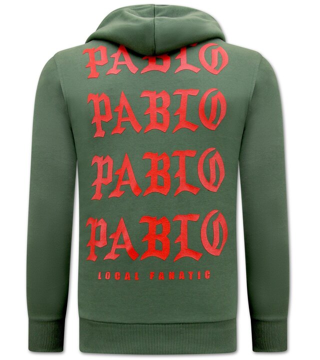 Local Fanatic I Feel Like Pablo Herren Hoodie - Grün