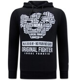 Local Fanatic MMA Fighter Herren Hoodie - Schwarz