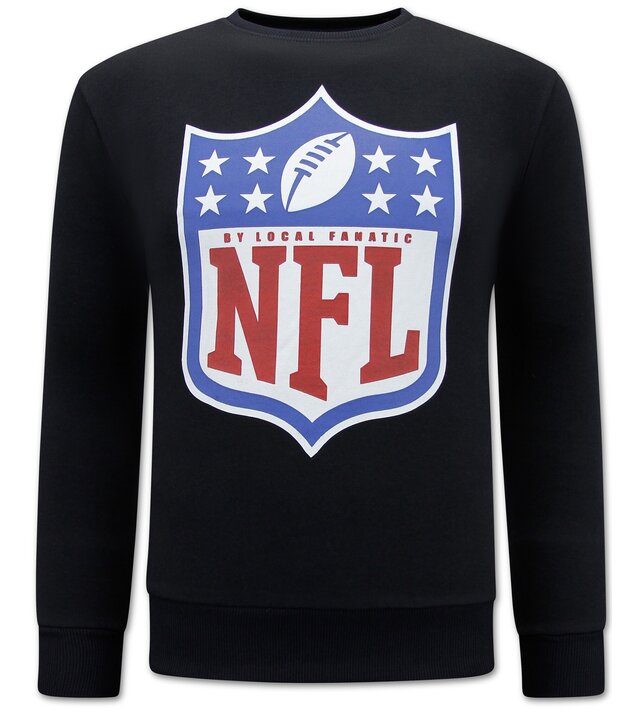 Local Fanatic NFL Pullover für Männer - Schwarz