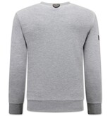 Local Fanatic Peaky Blinders Pullover für Männer - Grau