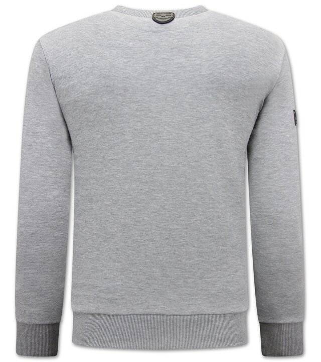 Local Fanatic Peaky Blinders Pullover für Männer - Grau