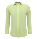 Gentile Bellini Neat Stylish Shirt für Männer - Slim Fit Bluse Stretch - Gelb Gentile Bellini Neat Stylish Shirt für Männer - Slim Fit Bluse Stretch - Gelb