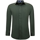 Formelle Hemden für Männer - Slim Fit Bluse Stretch - Grün