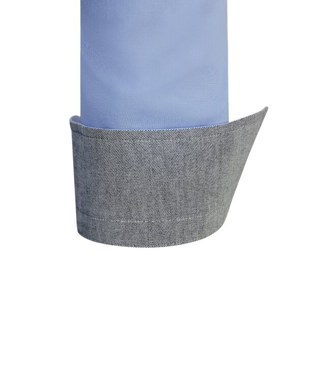 Gentile Bellini Business Herrenhemden Langarm - Slim Fit Bluse Stretch - Blau