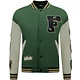 Oversized Letterman Jacke für Männer - 8633 - Grün