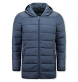 Enos Wasserdichte Winterparka Jacke für Männer - Zweiteilige Jacke - 8518 - Blau