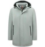 Enos Wasserdichte Herren Winterjacke mit Kapuze - 8766 - Weiß