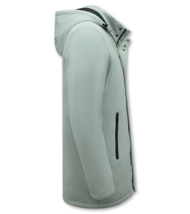 Enos Wasserdichte Herren Winterjacke mit Kapuze - 8766 - Weiß