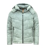 Enos Reflector Grey Pufferjacke Männer mit Kapuze