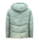 Enos Reflector Grey Pufferjacke Männer mit Kapuze