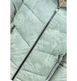 Enos Reflector Grey Pufferjacke Männer mit Kapuze