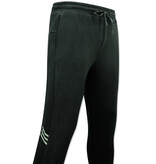 Enos Herren Sweatpants Thick Woven - Schwarz